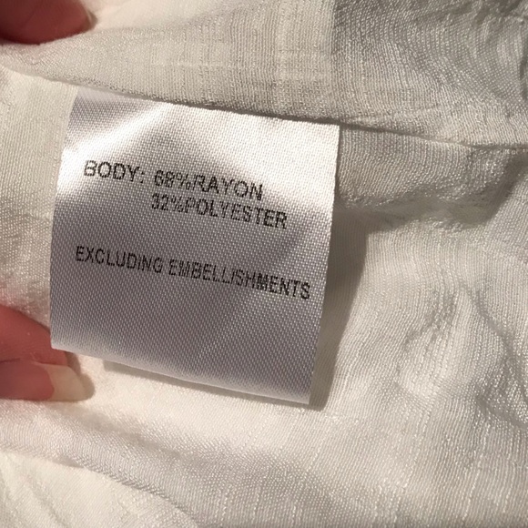 NWOTPrincess Polly Danny Ruffle Hem Open Back Summer Mini Dress in White Size 10 - Picture 15 of 15